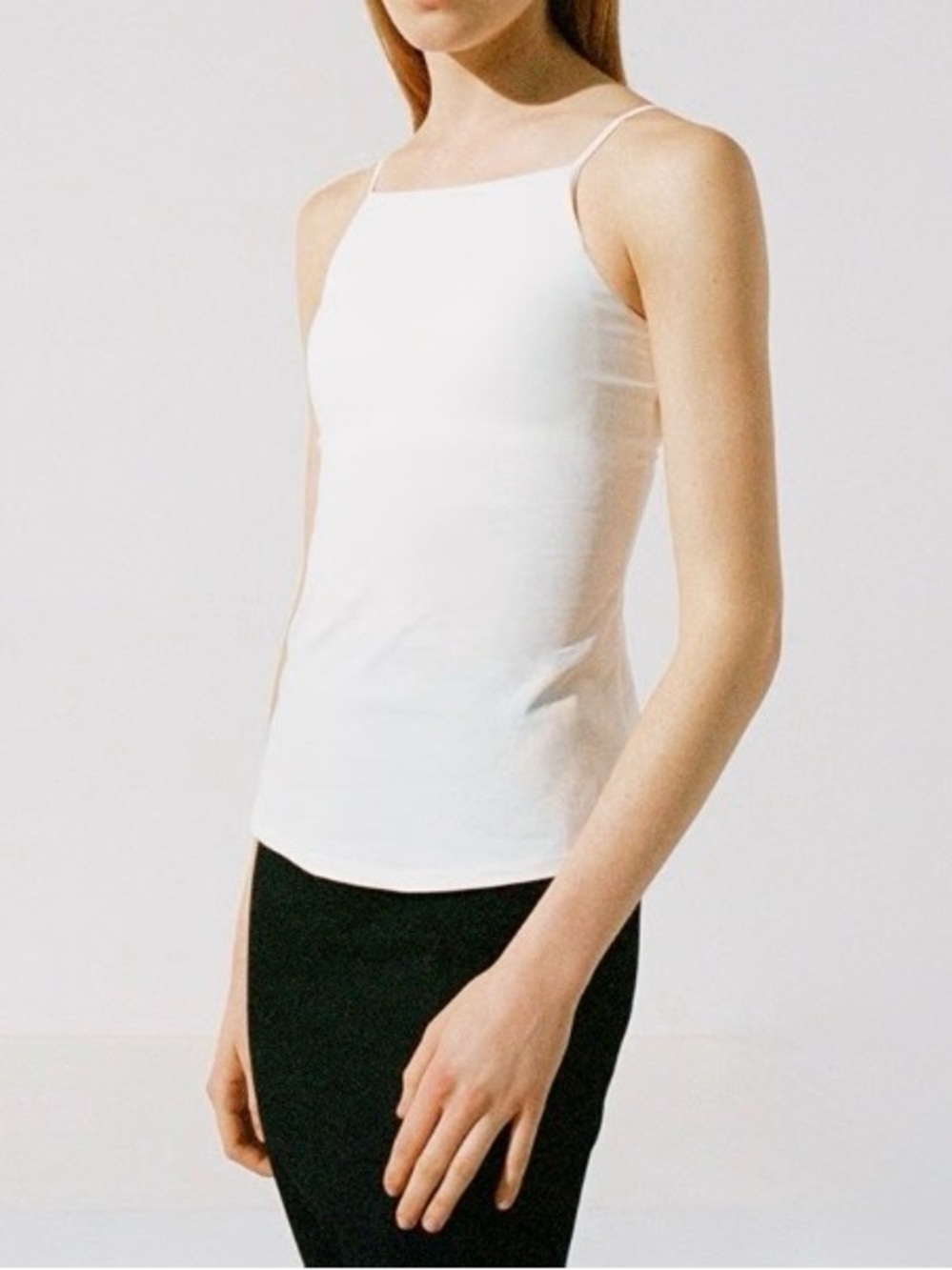 Mame Kurogouchi Uniqlo Airism White Seamless Bra Camisole L NWOT High neck top